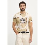 Majica kratkih rukava Alpha Industries Basic bež 100501C.239