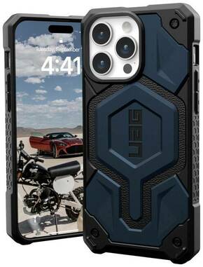 Urban Armor Gear Monarch Pro MagSafe stražnji poklopac za mobilni telefon Apple iPhone 15 Pro Max plava boja