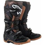 Alpinestars Tech 7 Enduro Boots Black/Dark Brown 42 Motociklističke čizme