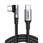 Kabel UGREEN, USB-C 2.0 (M) na kutni USB-C 2.0 (M), 5A, kutni 90°, 2m