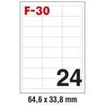 Etikete ILK 64,6x33,8mm pk100L Fornax F-30