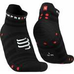 Compressport Pro Racing Socks v4.0 Ultralight Run Low Black/Red T1 Čarape za trčanje