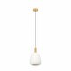 EGLO 900305 | Manzanares Eglo visilice svjetiljka 1x E27 brušeno zlato, zlatno, opal