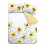 Žuto-bijela posteljina 200x200 cm Painted Sun - Catherine Lansfield