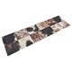 Kuhinjski tepih perivi životinjska koža 45 x 150 cm baršunasti