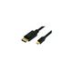 Roline mini DisplayPort kabel, mDP-DP M/M, v1.3/1.4
