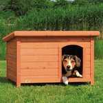 Trixie drvena kućica za pse s ravnim krovom, M