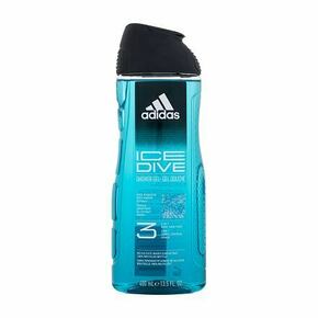 Adidas Ice Dive Shower Gel 3-In-1 gel za tuširanje 400 ml za muškarce
