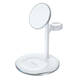 Wireless charger Choetech with stand 2in1 (white)