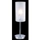 ITALUX MTM1672/1 | Valve Italux stolna svjetiljka 48cm sa prekidačem na kablu 1x E27 bijelo, krom