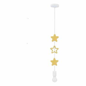 Žuto-bijela dječja svjetiljka s metalnim sjenilom Single - Candellux Lighting