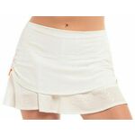 Ženska teniska suknja Lucky in Love Animal Instinct Spark Ruche Skirt - white
