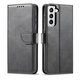 Magnet Case elegantna torbica za Samsung Galaxy S22: crna
