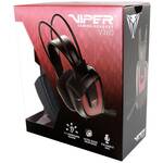 Viper PV3607UMLK igre Over Ear Headset žičani 7.1 surround crna, crvena kontrola glasnoće