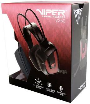 Viper PV3607UMLK igre Over Ear Headset žičani 7.1 surround crna