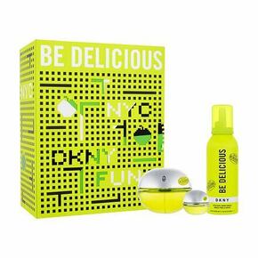 DKNY DKNY Be Delicious darovni set parfemska voda 100 ml + parfemska voda 7 ml + pjena za tuširanje 150 ml za žene