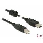 Kabel DELOCK, USB 2.0, USB-A (M) na USB-A (M), 2.0 m