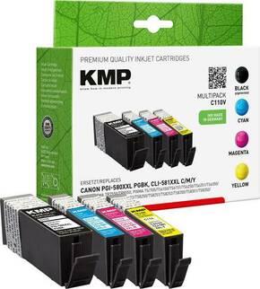 KMP tinta zamijenjen Canon PGI-580PGBK XXL