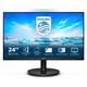Philips 241V8LA/00 monitor, VA, 23.6"/23.8"/24", 16:9, 1920x1080, 100Hz/75Hz, HDMI, DVI, VGA (D-Sub), USB