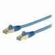 StarTech.com 2 m CAT6a Ethernet Cable - 10 Gigabit Category 6a Shielded Snagless RJ45 100W PoE Patch Cord - 10GbE Blue UL/TIA Certified - patch cable - 2 m - blue