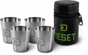 Delphin Stainless Steel Cup Set RESET 4in1 4x30ml