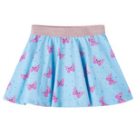vidaXL Dječja suknja s uzorkom leptira plava 92