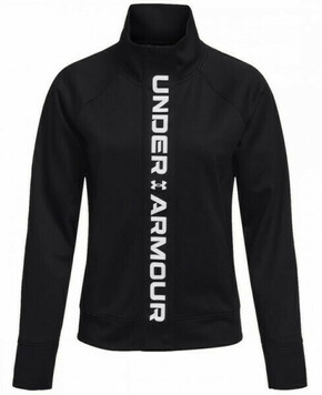 Ženski sportski pulover Under Armour Women's UA Rush Tricot Jacket - black/white