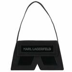 Karl Lagerfeld Torba za na rame tamo siva / crna