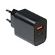 Inter-Tech Power Adapter, USB Type-C &amp; Type-A port, Power Delivery + Quick Charge 3.0, 20W, Black, Retail; Brand: INTER-TECH; Model: 88882226; PartNo: 88882226; 88882226 Inter-Tech Power Adapter, USB Type-C &amp; Type-A port, Power Delivery +...
