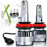 BT-AUTO X9 LED headlights žarulje - do 240% više svjetla - 6000KBT-AUTO X9 LED headlights bulbs - up to 240% more light - 6000K - H8 - 1 žarulja H8-X9-1