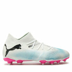 PUMA Sportske cipele 'Future 7 Match' svijetloplava / crna / bijela