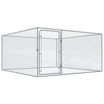 Vanjski kavez za pse od pocinčanog čelika 2 x 2 x 1 m