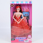 Comely Girl u crvenoj večernjoj haljini 28cm