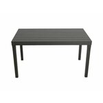 Side table IPAE Progarden Sumatra Black Resin (72 x 138 x 78 cm)