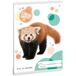 Ars Una: Slatke životinje - Crvena panda karirana bilježnica A/5 27-32