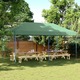 vidaXL Sklopivi prigodni šator za zabave zeleni 580x292x315 cm