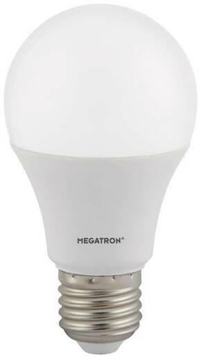 Megatron MT65008 LED Energetska učinkovitost 2021 F (A - G) E27 oblik kruške 8.5 W neutralna bijela (Ø x D) 60 mm x 111 mm 1 St.