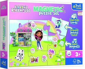 Gabi kuća za lutke magnetski puzzle set od 9 komada s dodacima - Trefl