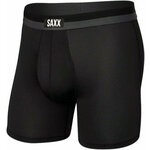 SAXX Sport Mesh Boxer Brief Black M Donje rublje za fitnes
