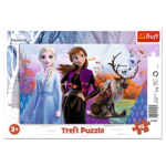 Snježno kraljevstvo 2: Anna i Elsa puzzle 15kom - Trefl