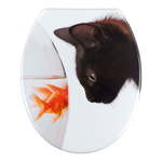 WC daska Wenko Fish &amp; Cat, 45 x 37,5 cm