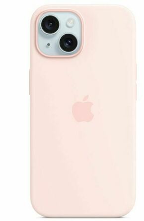 Apple iPhone 15 Plus Silicone Case with MagSafe - Light Pink