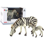 Set of 2 Figures Zebra with young Animals of the World
