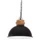 vidaXL Industrijska viseća svjetiljka 25 W crna okrugla 32 cm E27