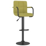 vidaXL Barski stolac od tkanine zeleni