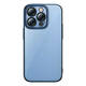 Baseus Glitter Transparent Case and Tempered Glass set za iPhone 14 Pro (plavi)