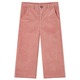vidaXL Dječje hlače od samta starinske ružičaste boje 128