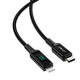 Kabel USB-C na Lightning Acefast C6-01, 1,2 m (crni)