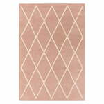 Ružičasti ručno rađen vunen tepih 200x290 cm Albany – Asiatic Carpets
