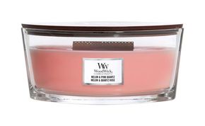 Woodwick mirisna svijeća Melon &amp; Pink Quartz elipse